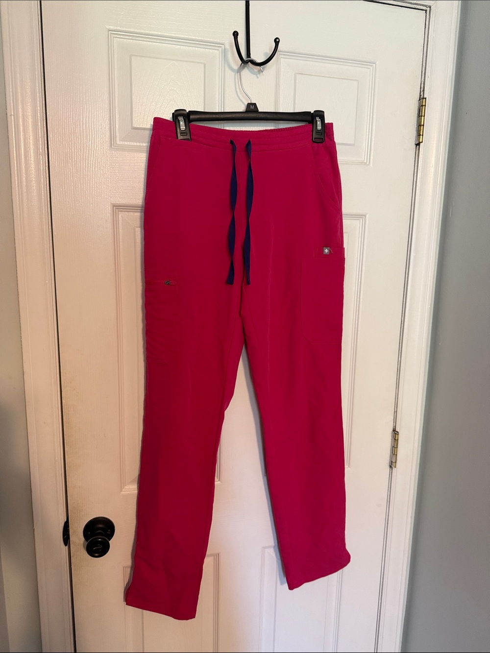 Figs Yola Skinny Scrub Pants Small Tall Ultra Rose